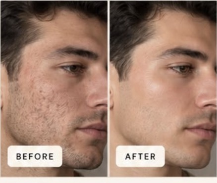 Subcision comparison image from the supplied treatment mockup